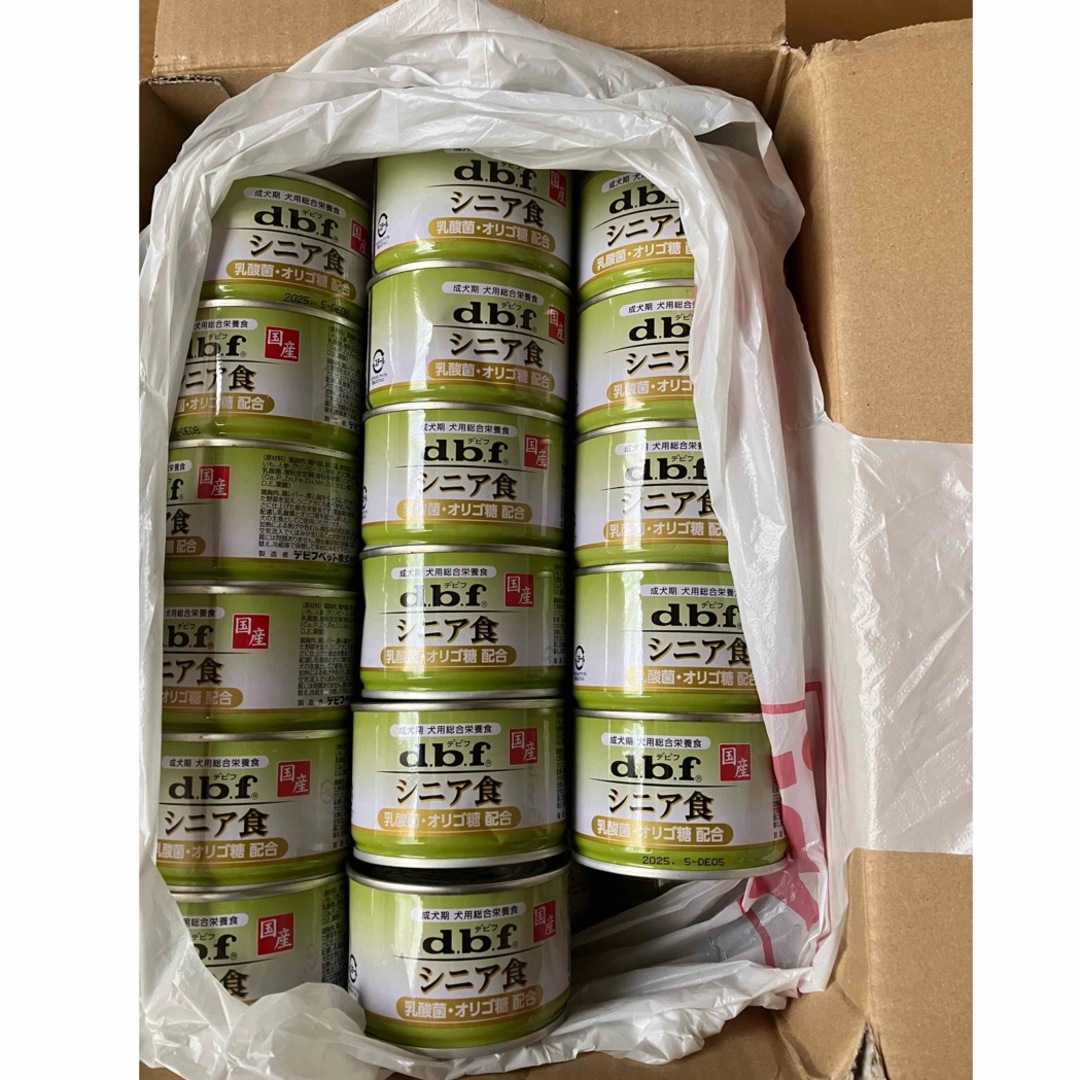 dbf(デビフ)の（おまとめ35缶）デビフ　シニア食（乳酸菌・オリゴ糖配合） その他のペット用品(ペットフード)の商品写真