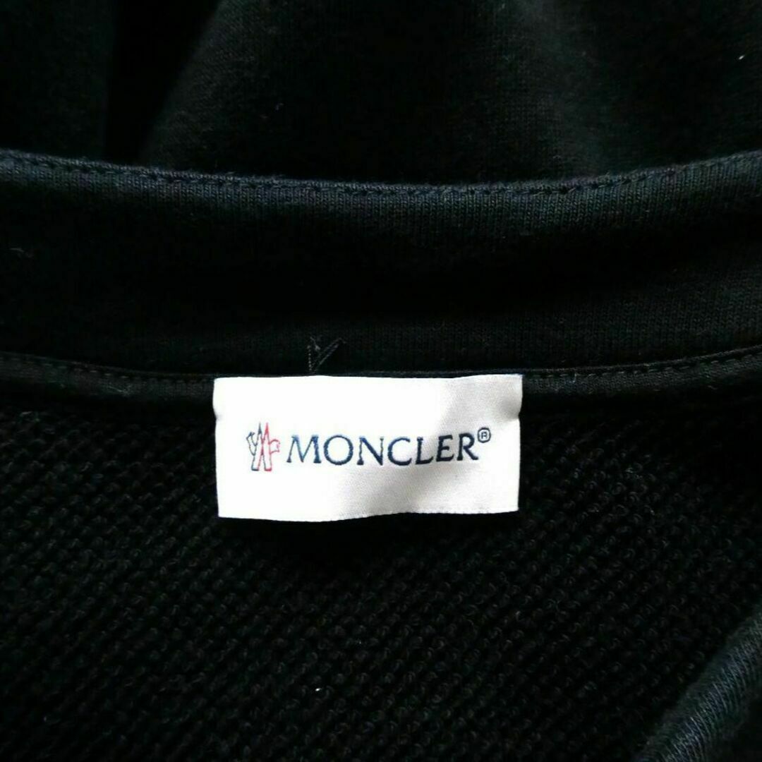 MONCLER(モンクレール)の良品 綺麗 MONCLER ライン ロゴ 2WAY フード スウェットパーカー レディースのトップス(パーカー)の商品写真