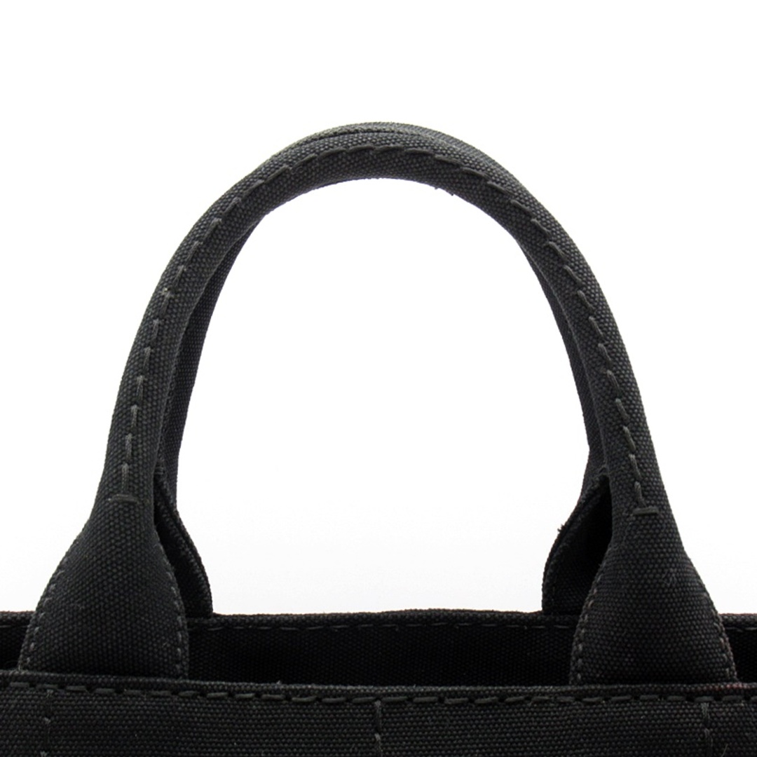 PRADA(プラダ)のプラダ カナパトートTPM  1BG439 キャンバス レディーストートバッグ
 ブラック(NERO)【中古】 レディースのバッグ(トートバッグ)の商品写真