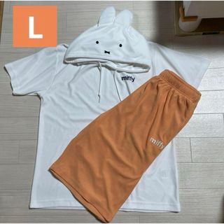 ミッフィー(miffy)のミッフィ　パジャマ　Lサイズ　上下セット(ルームウェア)