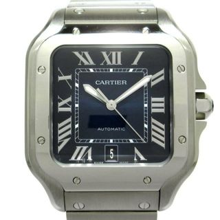 カルティエ(Cartier)のCartier(カルティエ) 腕時計美品  サントスドゥカルティエLM WSSA0030 メンズ SS ブルー(その他)