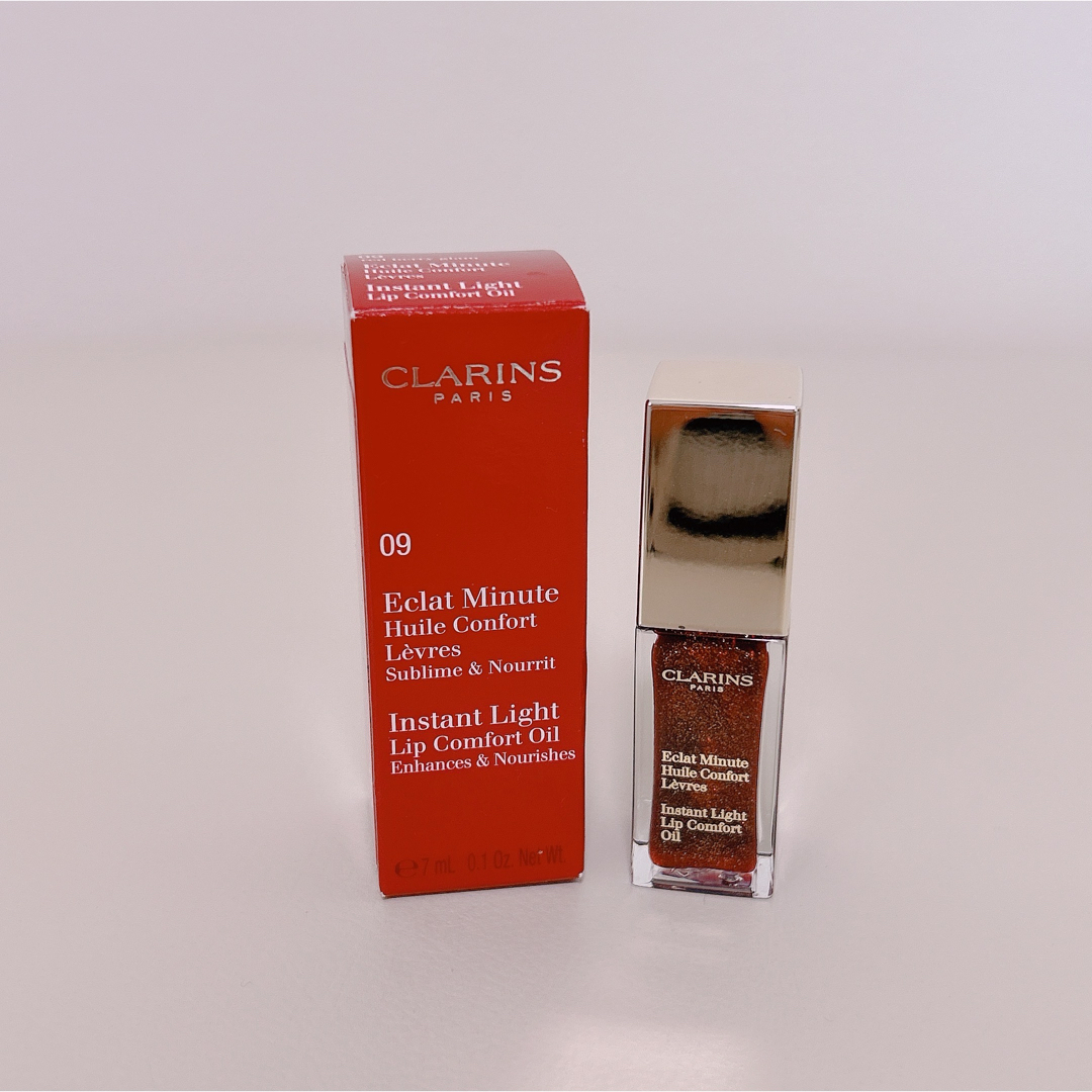 CLARINS(クラランス)の【新品.未使用】♡クラランス♡コンフォート　リップオイル　09♡ コスメ/美容のベースメイク/化粧品(リップグロス)の商品写真