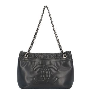 シャネル(CHANEL)のシャネル マトラッセ ココマーク ショルダーバッグ キャビアスキン A48374 ブラウン レディース CHANEL  中古(ショルダーバッグ)