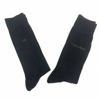 カルバンクライン(Calvin Klein)の新品未使用　カルバンクライン　靴下　ソックス　ビジネス　メンズ　2足セット(ソックス)