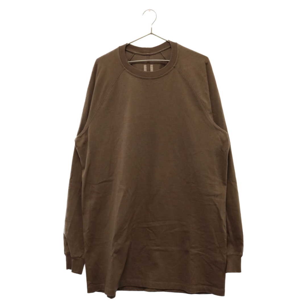 Rick Owens(リックオウエンス)のRick Owens リックオウエンス 23SS Baseball Tee Sweatshirt DUST ベースボールロングスリーブスウェット長袖Tシャツ ダスト RU01C4280-BA カーキ メンズのトップス(Tシャツ/カットソー(七分/長袖))の商品写真