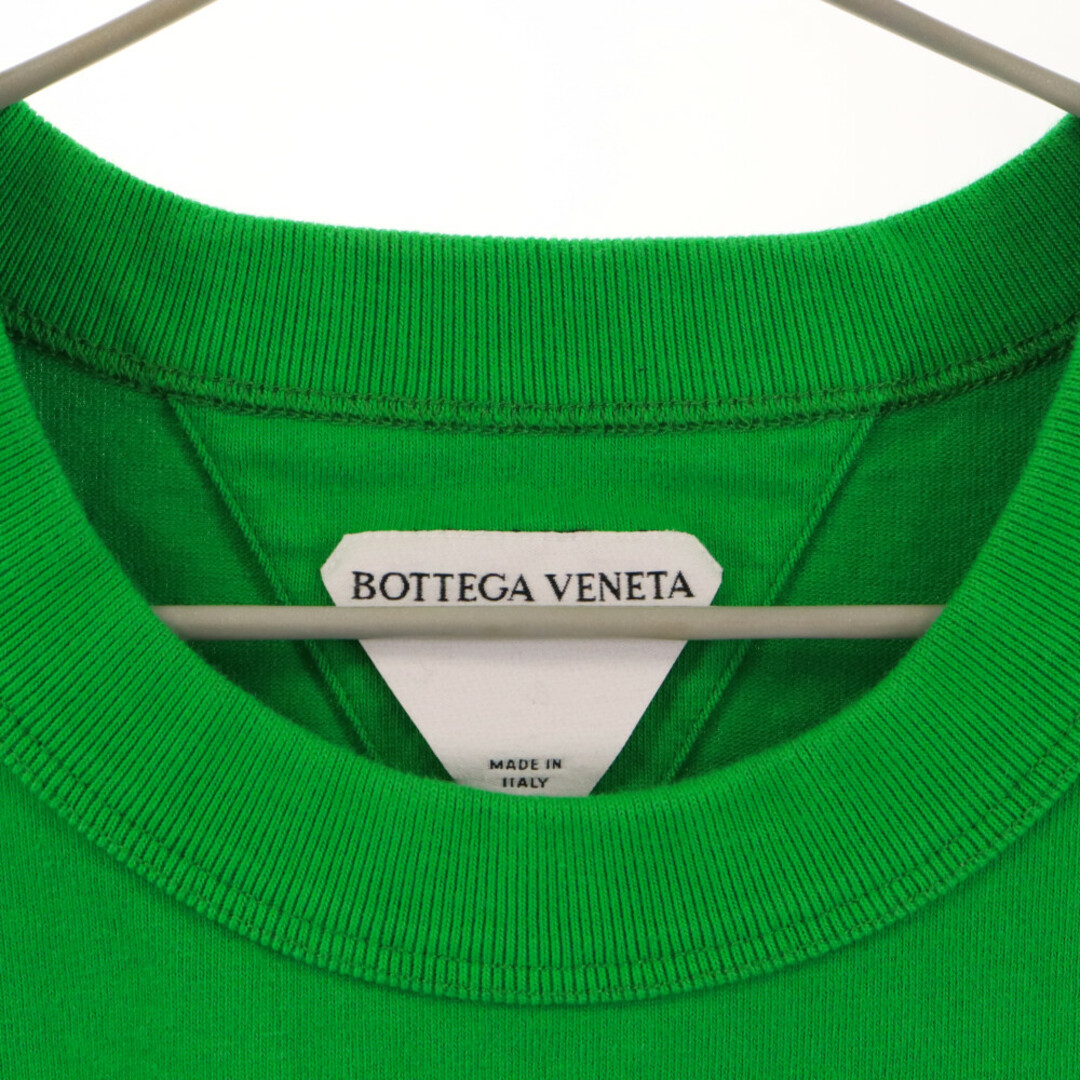 Bottega Veneta(ボッテガヴェネタ)のBOTTEGA VENETA ボッテガヴェネタ Rivet pocket heavy jersey t-shirt 707804 リベット ポケットヘビー半袖クルーネックTシャツ グリーン メンズのトップス(Tシャツ/カットソー(半袖/袖なし))の商品写真