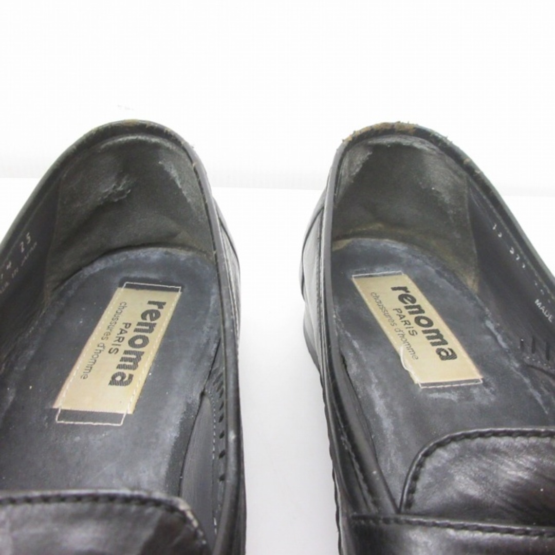 RENOMA(レノマ)のレノマ renoma ローファー スリッポン シューズ 黒 ブラック 25㎝ メンズの靴/シューズ(スリッポン/モカシン)の商品写真