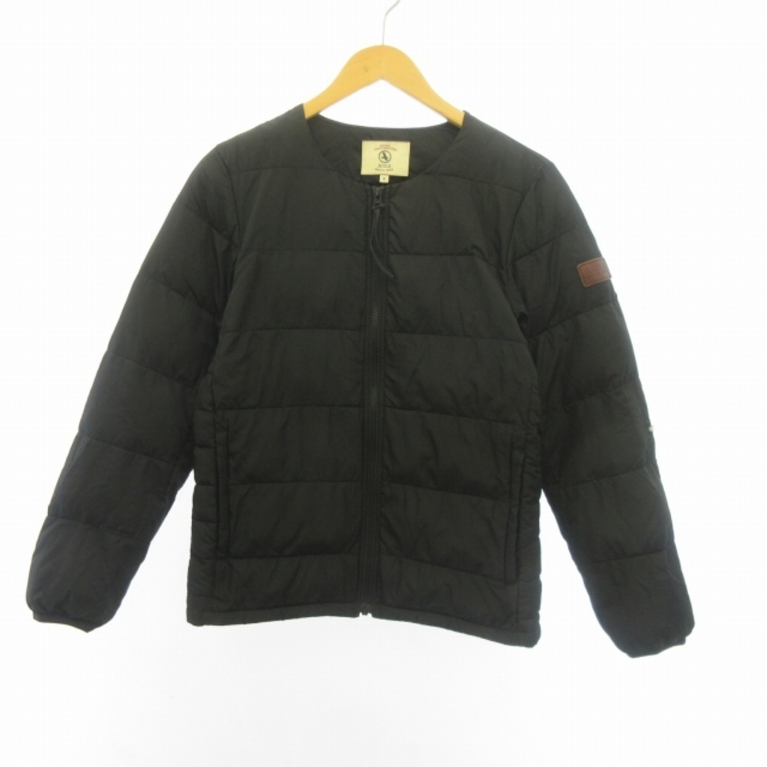 AIGLE(エーグル)のエーグル AIGLE 中綿ジャケット ブルゾン インナー 黒 M ■GY31 メンズのジャケット/アウター(ダウンジャケット)の商品写真