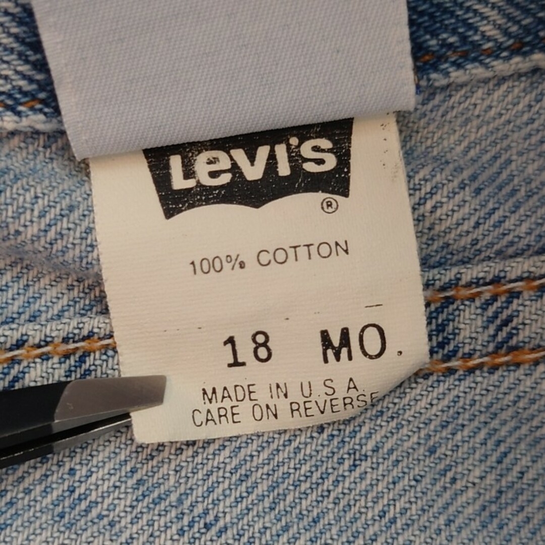 Levi's(リーバイス)のヴィンテージ　リトルリーバイス　デニムジャケット　Gジャン キッズ/ベビー/マタニティのベビー服(~85cm)(ジャケット/コート)の商品写真