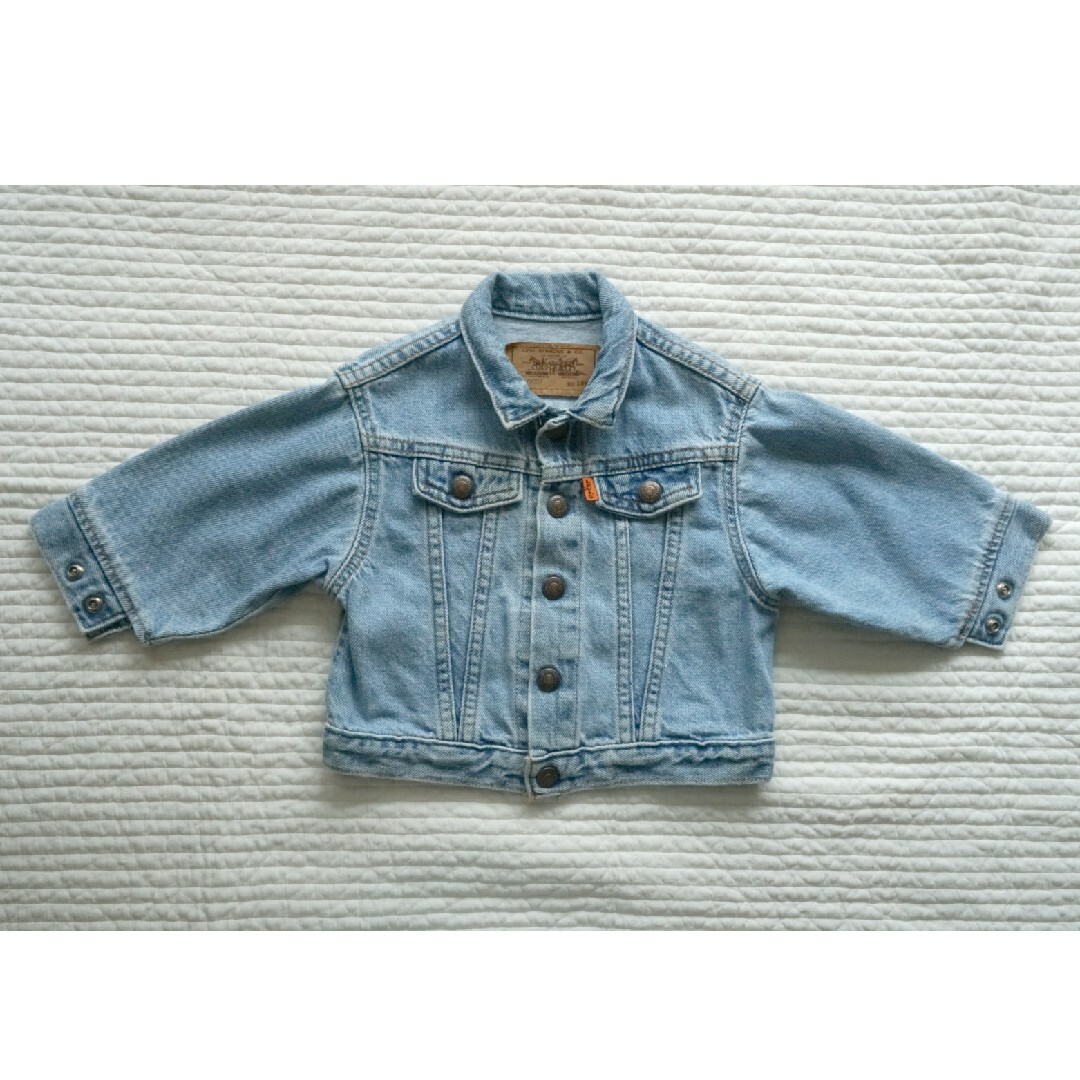 Levi's(リーバイス)のヴィンテージ　リトルリーバイス　デニムジャケット　Gジャン キッズ/ベビー/マタニティのベビー服(~85cm)(ジャケット/コート)の商品写真