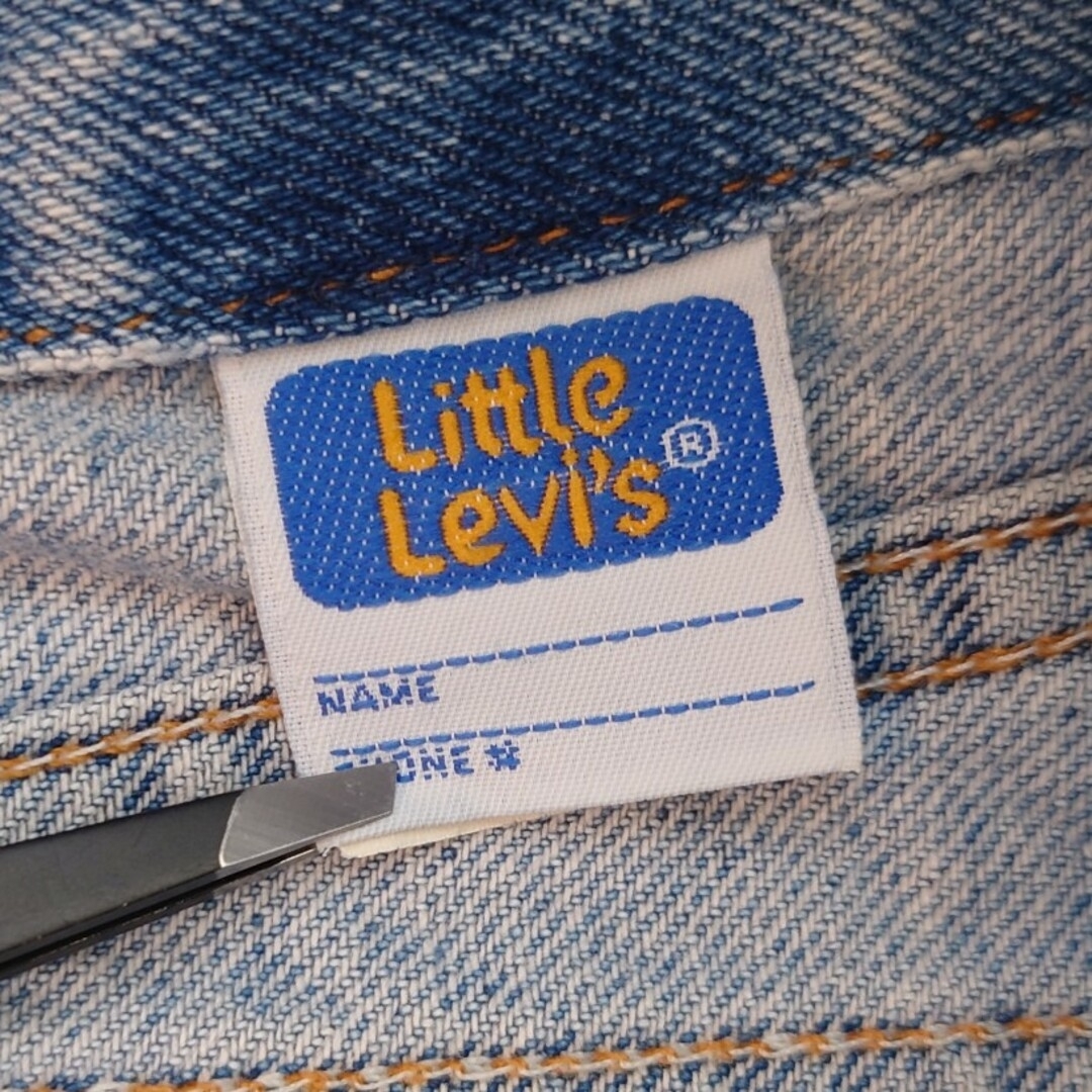 Levi's(リーバイス)のヴィンテージ　リトルリーバイス　デニムジャケット　Gジャン キッズ/ベビー/マタニティのベビー服(~85cm)(ジャケット/コート)の商品写真