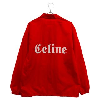 セリーヌ(celine)のCELINE セリーヌ 22SS イニシャルロゴルーズフィットブルゾン コーチジャケット レッド/ホワイト 2W544495M(ブルゾン)