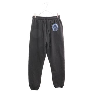 クロムハーツ(Chrome Hearts)のCHROME HEARTS クロムハーツ Blue Horseshoe Sweat Pants ブルーホースシュースウェットパンツ オンライン限定 ブラック×ブルー(その他)