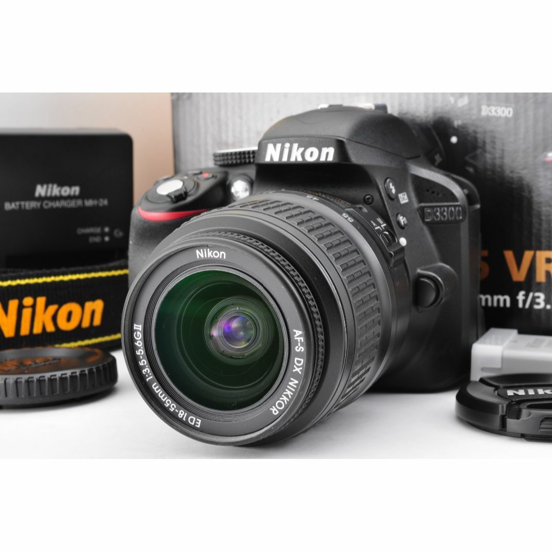 Nikon - Nikon D3300 18-55VR II レンズキット 元箱付 #FB14の Nikon - Nikon D3300 18-55VR II レンズキット 元箱付 #FB14の
