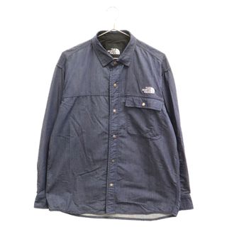 ザノースフェイス(THE NORTH FACE)のTHE NORTH FACE ザノースフェイス ロングスリーブナイロンデニムシャツ 長袖シャツ インディゴ NR72130(シャツ)