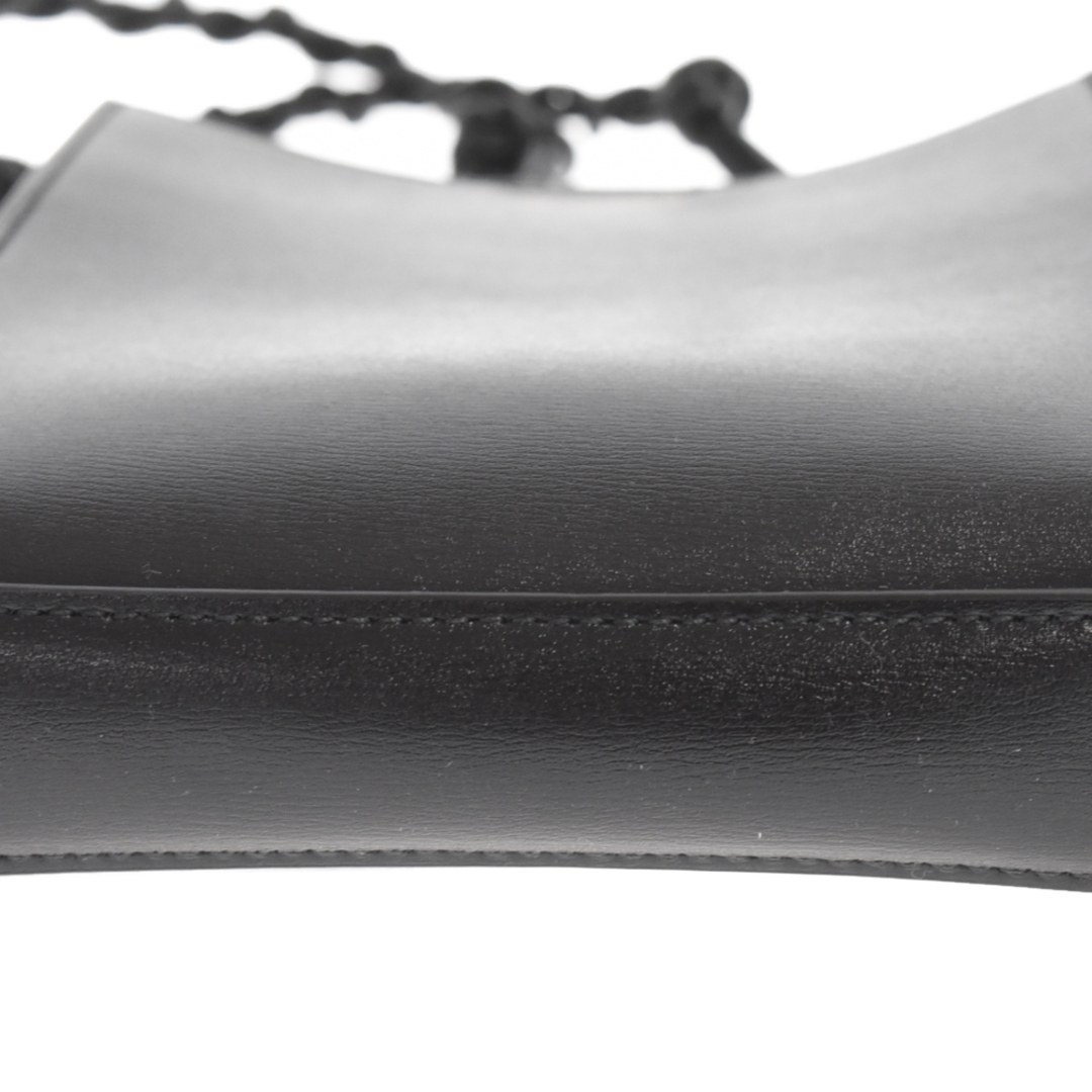 Jil Sander(ジルサンダー)のJIL SANDER ジルサンダー TANGLE タングル ショルダーバッグ ブラック メンズのバッグ(ショルダーバッグ)の商品写真