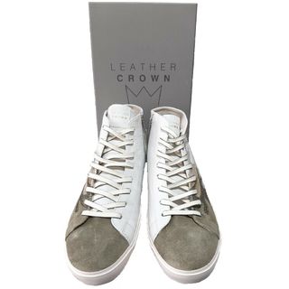 ゴールデングース(GOLDEN GOOSE)の定価約5万 新品☆LEATHER CROWN ハイカットレザースニーカー(スニーカー)