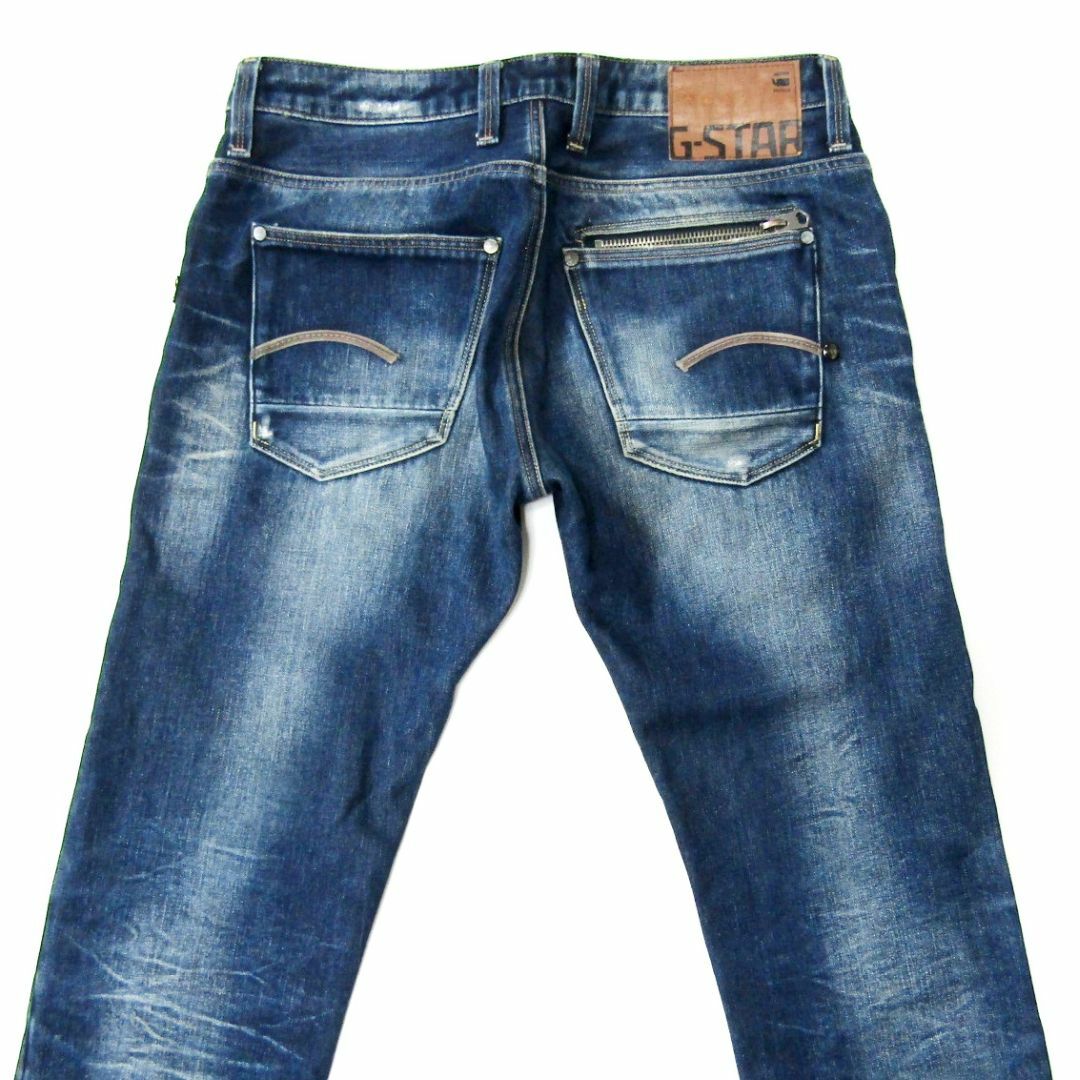 G-STAR RAW(ジースター)のジースターATACC LOW▼ストレート▼濃紺▼ビッグサイズ▼32▼W約88cm メンズのパンツ(デニム/ジーンズ)の商品写真