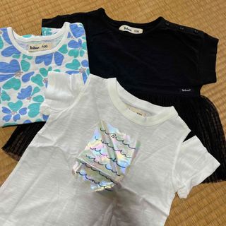 ボブソン(BOBSON)の女の子 Bobson 半袖Tシャツ　100cm 3点セット(Tシャツ/カットソー)