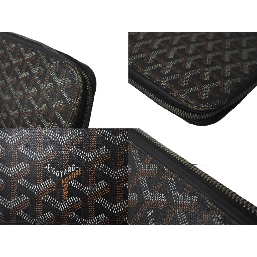 GOYARD(ゴヤール)のGOYARD ゴヤール 長財布 オペラ オーガナイザー トラベルケース ヘリンボーン ブラック シルバー金具 良品 中古 61035 レディースのファッション小物(財布)の商品写真