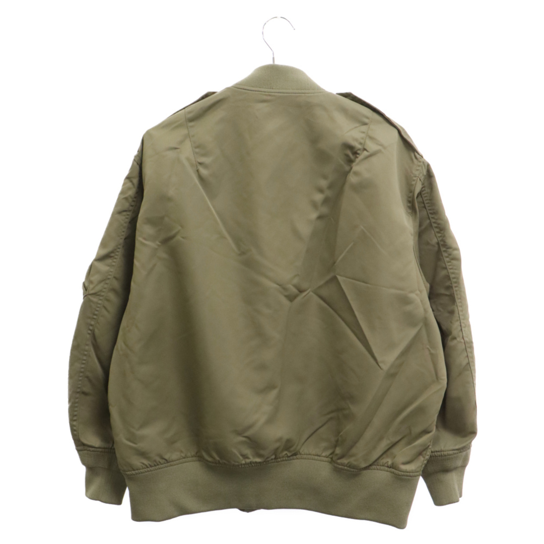 HYKE(ハイク)のHYKE ハイク 23SS TYPE L-2A JACKET ナイロン MA-1ジャケット カーキ 17373 メンズのジャケット/アウター(フライトジャケット)の商品写真