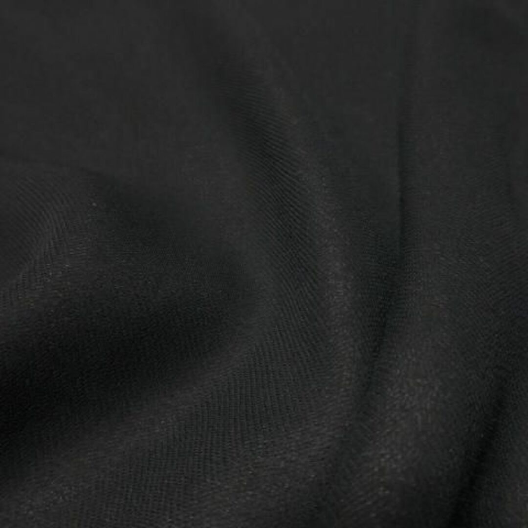 STRAWBERRY-FIELDS(ストロベリーフィールズ)のストロベリーフィールズ とろみバイカラーブラウス 黒 230526CK11A レディースのトップス(シャツ/ブラウス(半袖/袖なし))の商品写真