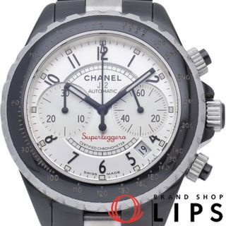 シャネル(CHANEL)のシャネル J12 スーパーレッジェーラ クロノグラフ J12 Super Leggera H1624 セラミック/アルミニウム メンズ時計 シルバー 仕上げ済 美品 【中古】(その他)