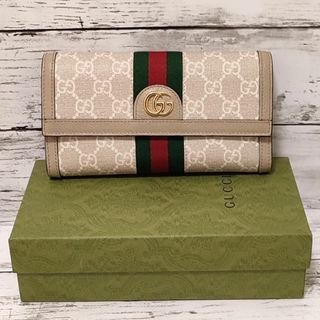 グッチ(Gucci)の【美品】グッチ GG オフィディア コンチネンタル ウォレット 長財布(財布)