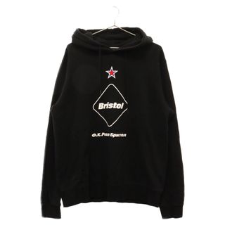 エフシーアールビー(F.C.R.B.)のF.C.R.B./F.C.Real Bristol/FCRB エフシーアールビー/エフシーレアルブリストル 18SS エンブレム プルオーバー フーディー スウェット プルオーバーパーカー ブラック FCRB-180044(パーカー)