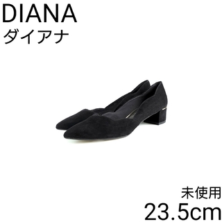ダイアナ(DIANA)の未使用 ダイアナ フラワーカット スエード パンプス ローファー 革靴(ハイヒール/パンプス)