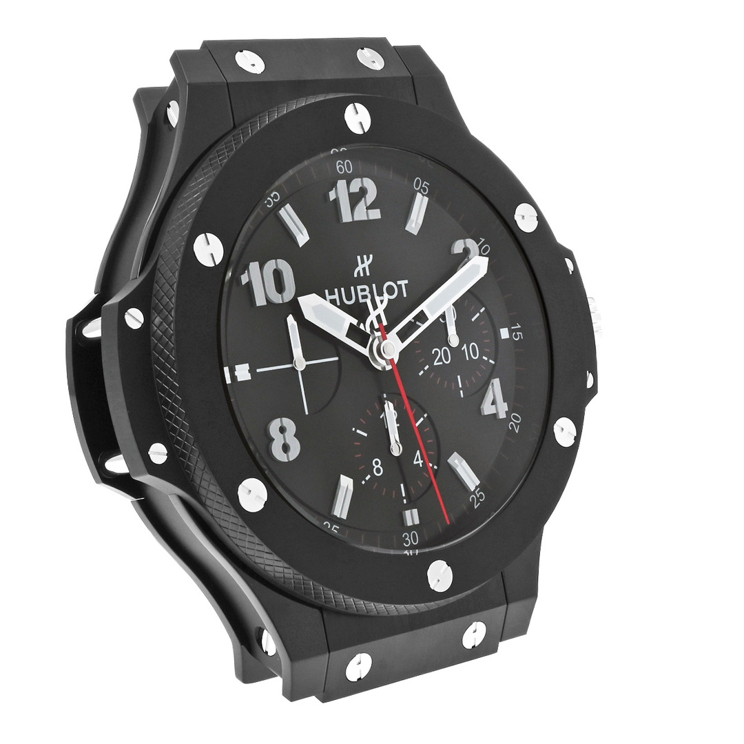 HUBLOT(ウブロ)の中古 ウブロ HUBLOT WALL0030K ブラック ユニセックス 置き時計 インテリア/住まい/日用品のインテリア小物(置時計)の商品写真