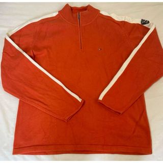 トミーヒルフィガー(TOMMY HILFIGER)の【美品】TOMMY HILFIGER ハーフジップニット(ニット/セーター)