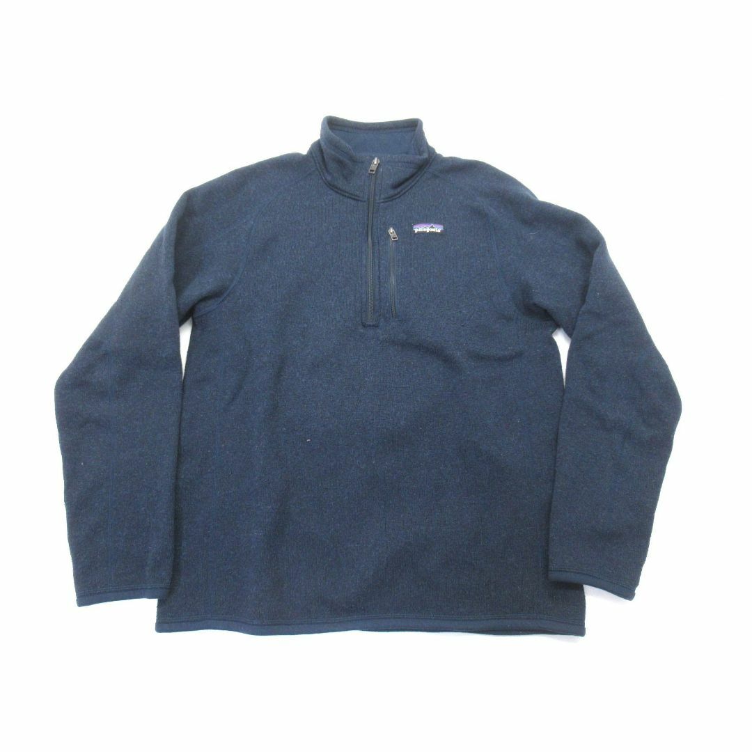 patagonia(パタゴニア)のpatagonia パタゴニア ジップアップニット ネイビー M メンズのトップス(ニット/セーター)の商品写真