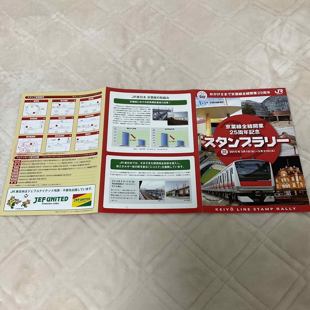京葉線全線開業スタンプラリー　トレインカード エンタメ/ホビーのテーブルゲーム/ホビー(鉄道)の商品写真