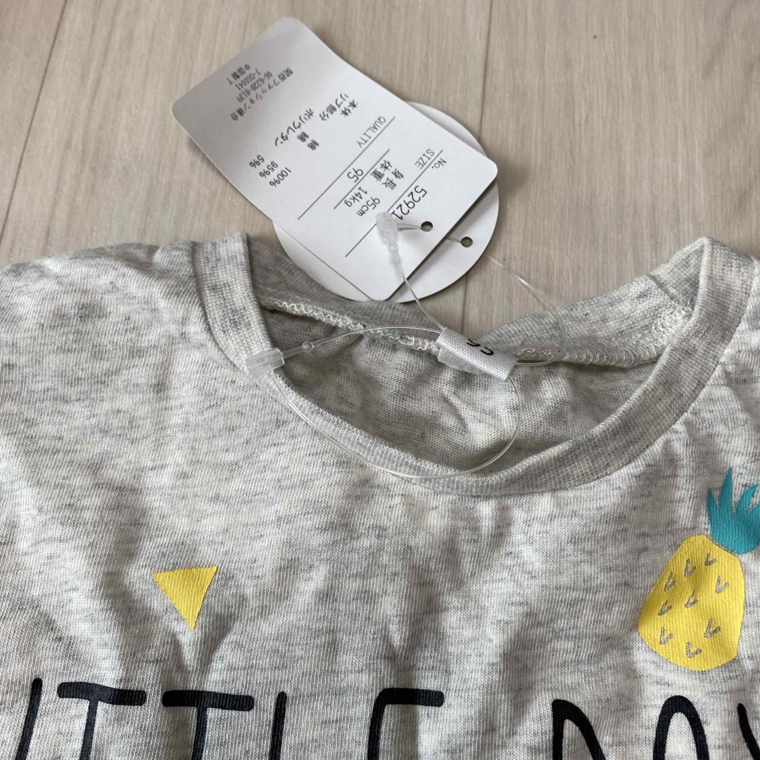 🍍パイナップルTシャツ　 キッズ/ベビー/マタニティのキッズ服女の子用(90cm~)(Tシャツ/カットソー)の商品写真