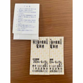 メイテツヒャッカテン(名鉄百貨店)の名鉄乗車券(鉄道乗車券)