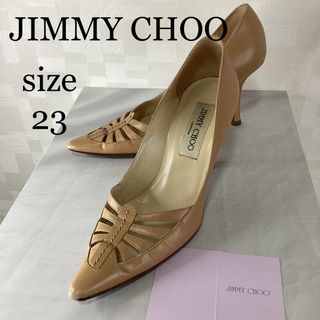 ジミーチュウ(JIMMY CHOO)のJIMMY CHOO   ジミーチュウ　レザー　パンプス(ハイヒール/パンプス)