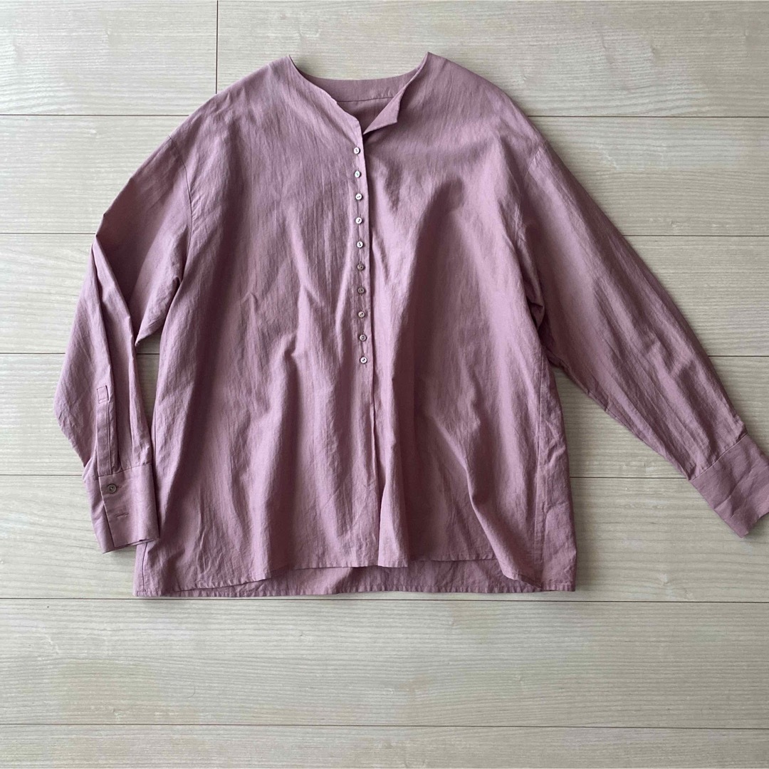 ARTS&SCIENCE(アーツアンドサイエンス)のアーツアンドサイエンス　2022AW small button blouse レディースのトップス(シャツ/ブラウス(長袖/七分))の商品写真