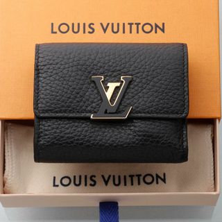 ルイヴィトン(LOUIS VUITTON)のK3729M 美品 ヴィトン カプシーヌ XS 三つ折 財布 M68587 箱付(財布)