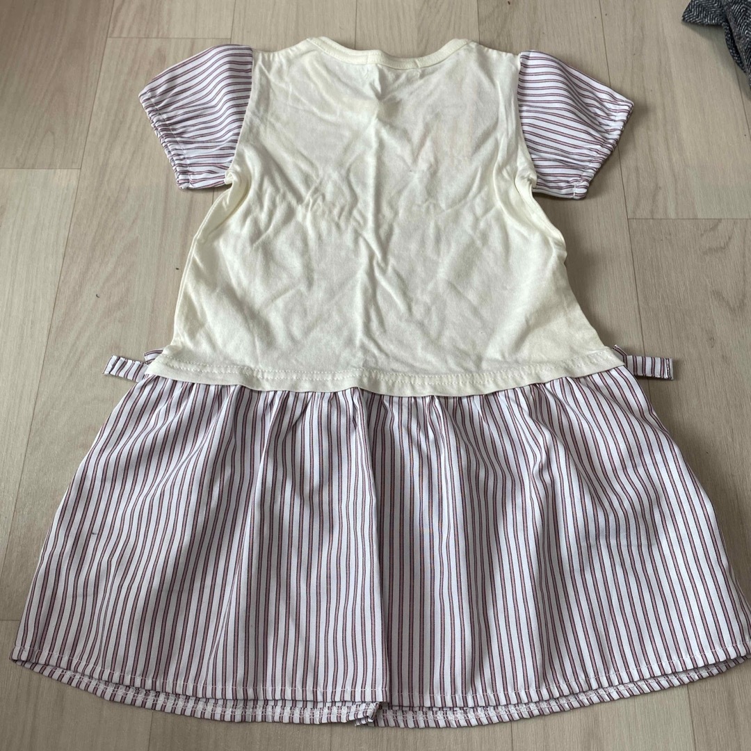 りぼん　ワンピース キッズ/ベビー/マタニティのキッズ服女の子用(90cm~)(ワンピース)の商品写真