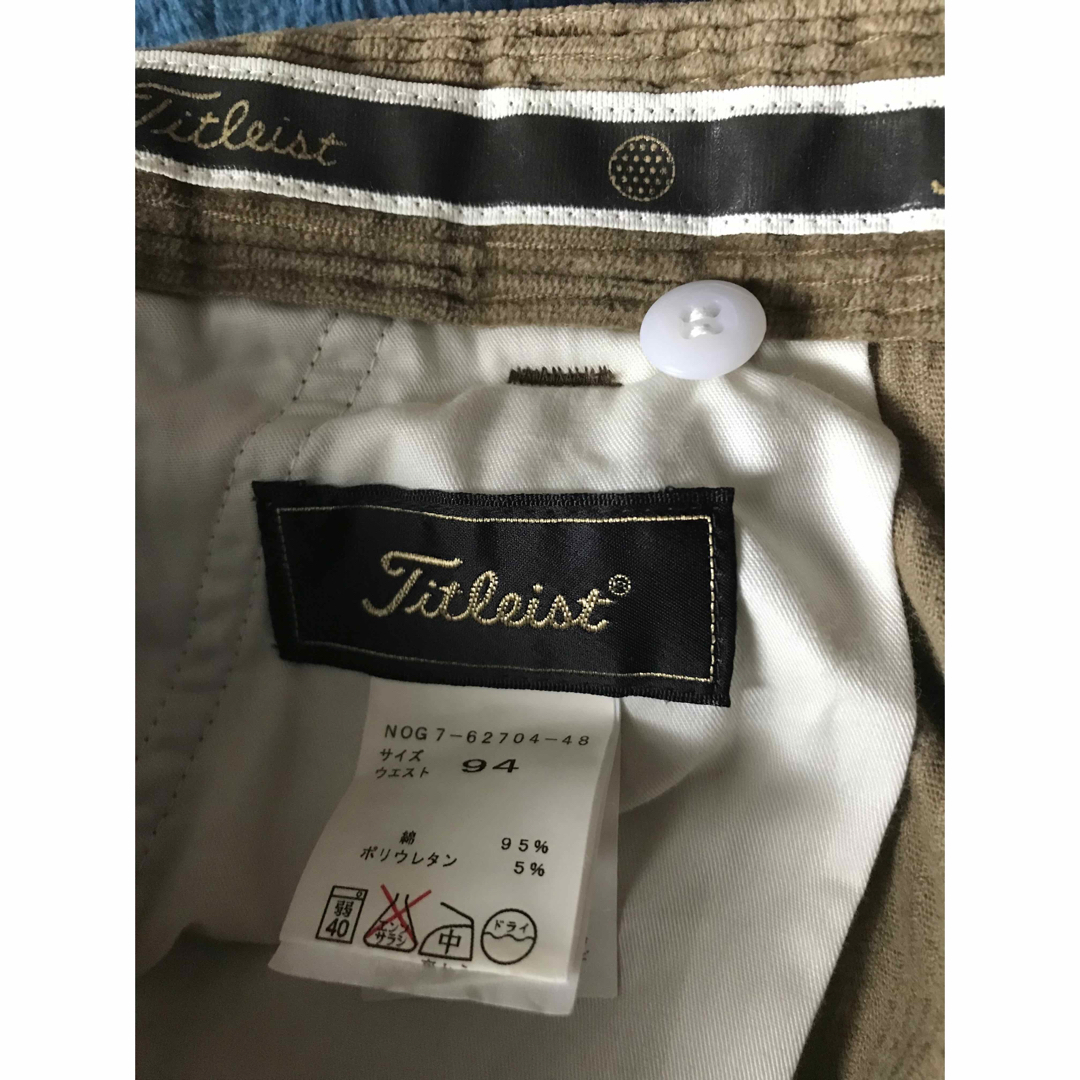 Titleist(タイトリスト)のTitleist シャツストッパー付き　太畝　コーデュロイパンツ メンズのパンツ(その他)の商品写真