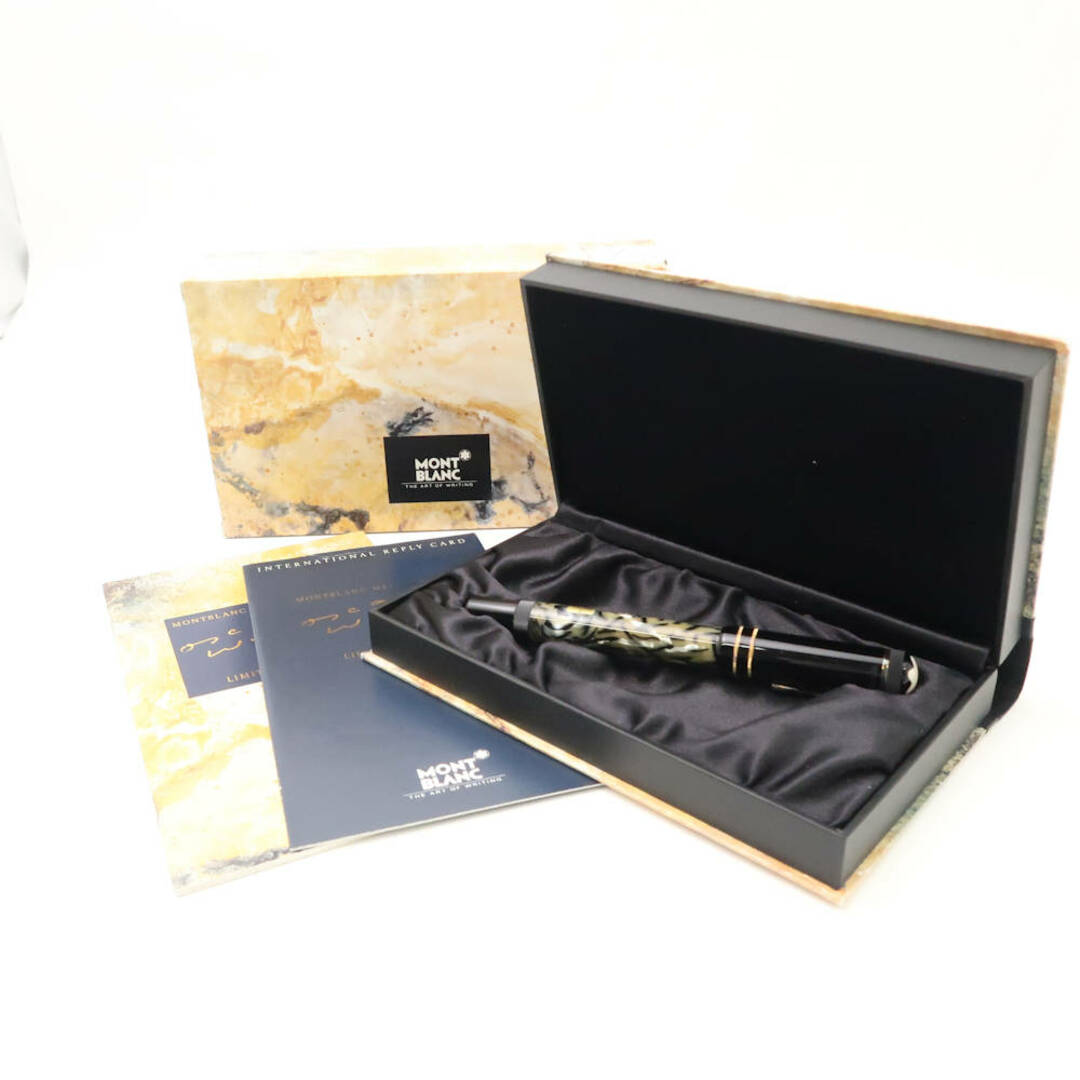 MONTBLANC(モンブラン)の未使用 MONTBLANC モンブラン 作家シリーズ1994 オスカーワイルド 万年筆 筆記時全長16.8cm 18K F字 吸入式 限定 レア HO352W3  インテリア/住まい/日用品の文房具(その他)の商品写真