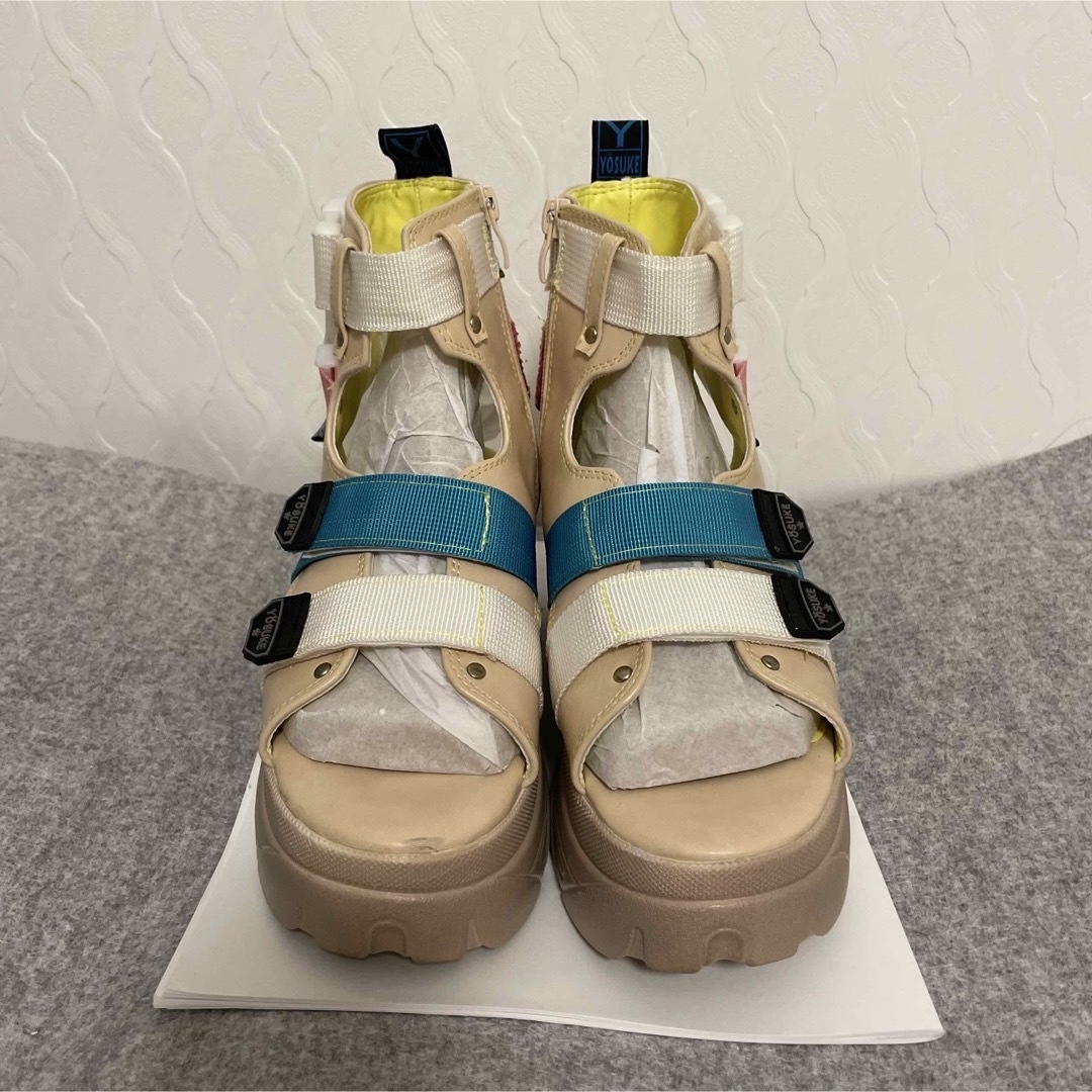 YOSUKE(ヨースケ)のyosuke 厚底ブーツサンダル レディースの靴/シューズ(ブーツ)の商品写真