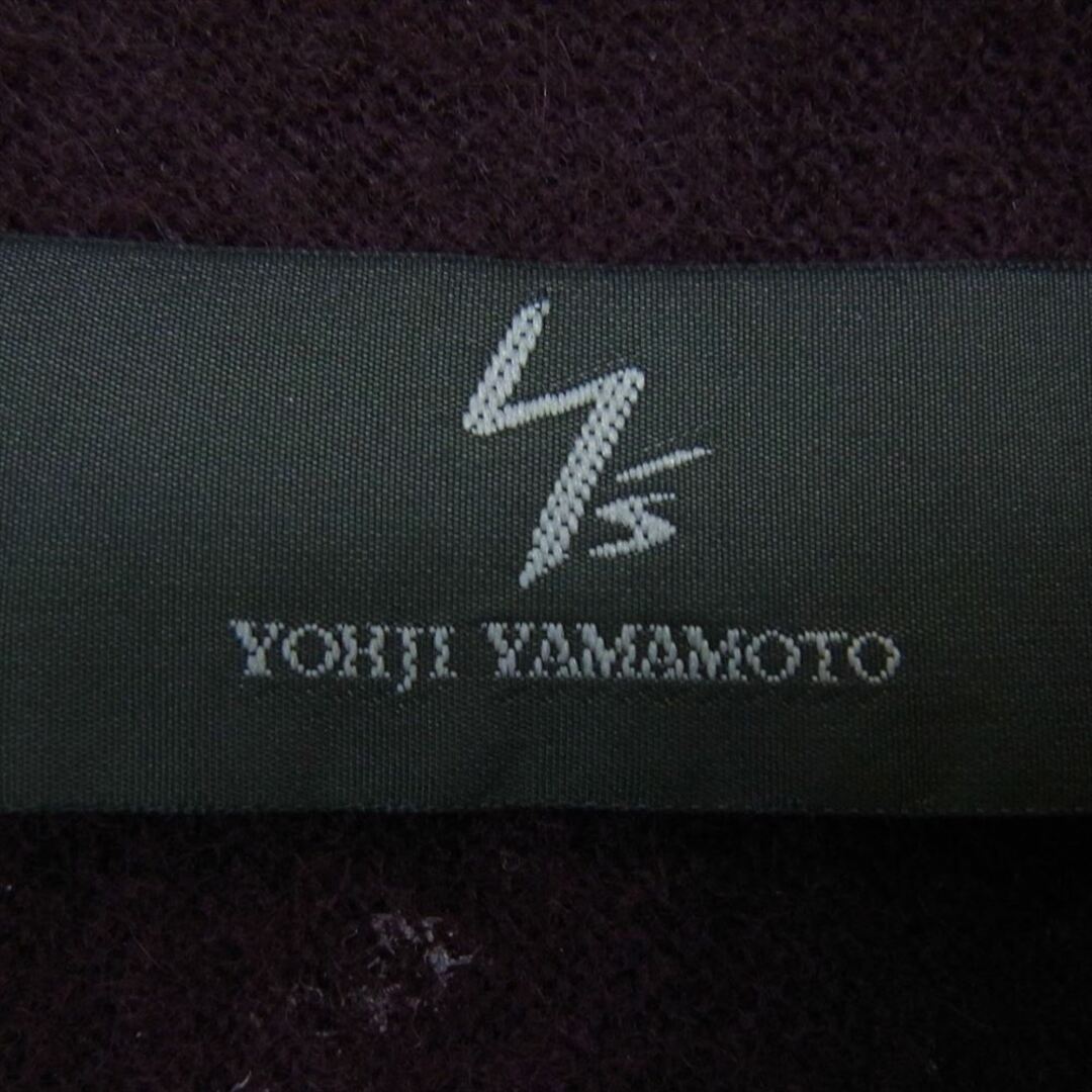 Yohji Yamamoto(ヨウジヤマモト)のYohji Yamamoto ヨウジヤマモト MO-T17-152 Y’s ワイズ アンゴラ混 ウール プルオーバー ニット カットソー パープル系 3【中古】 メンズのトップス(ニット/セーター)の商品写真