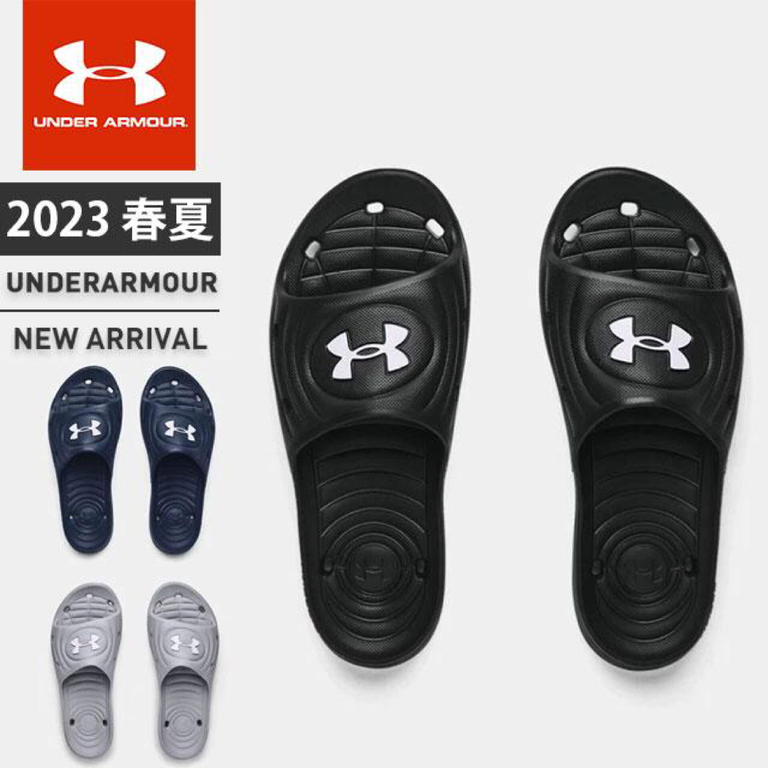 UNDER ARMOUR(アンダーアーマー)のUNDER ARMOUR  シャワーサンダル  27cm  ブラック メンズの靴/シューズ(サンダル)の商品写真