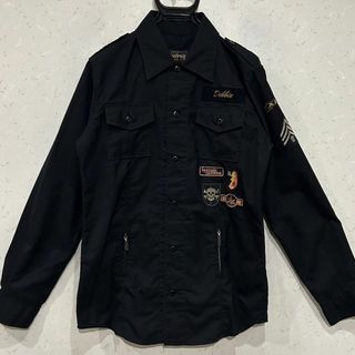 ヒステリックグラマー(HYSTERIC GLAMOUR)の＊ヒステリックグラマー HYSTERIC エポレット 長袖 サファリシャツ F(シャツ)