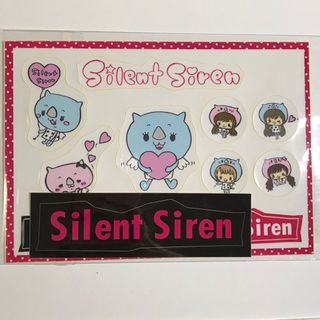 キャンディーストリッパー(Candy Stripper)のSilent Siren ステッカー(ミュージシャン)