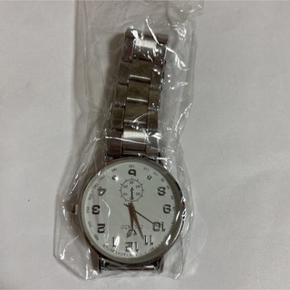 腕時計　メンズ　銀色　未使用　レディース(腕時計)