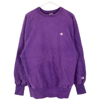 チャンピオン(Champion)の90年代 USA製 Champion チャンピオン REVERSE WEAVE リバースウィーブ スウェット ワンポイントロゴ (メンズ LARGE) 中古 古着 O2645(スウェット)