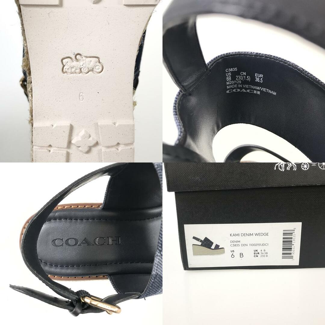 COACH(コーチ)のコーチ KAMI DENIM WEDGE C3835 レディース サンダル レディースの靴/シューズ(サンダル)の商品写真